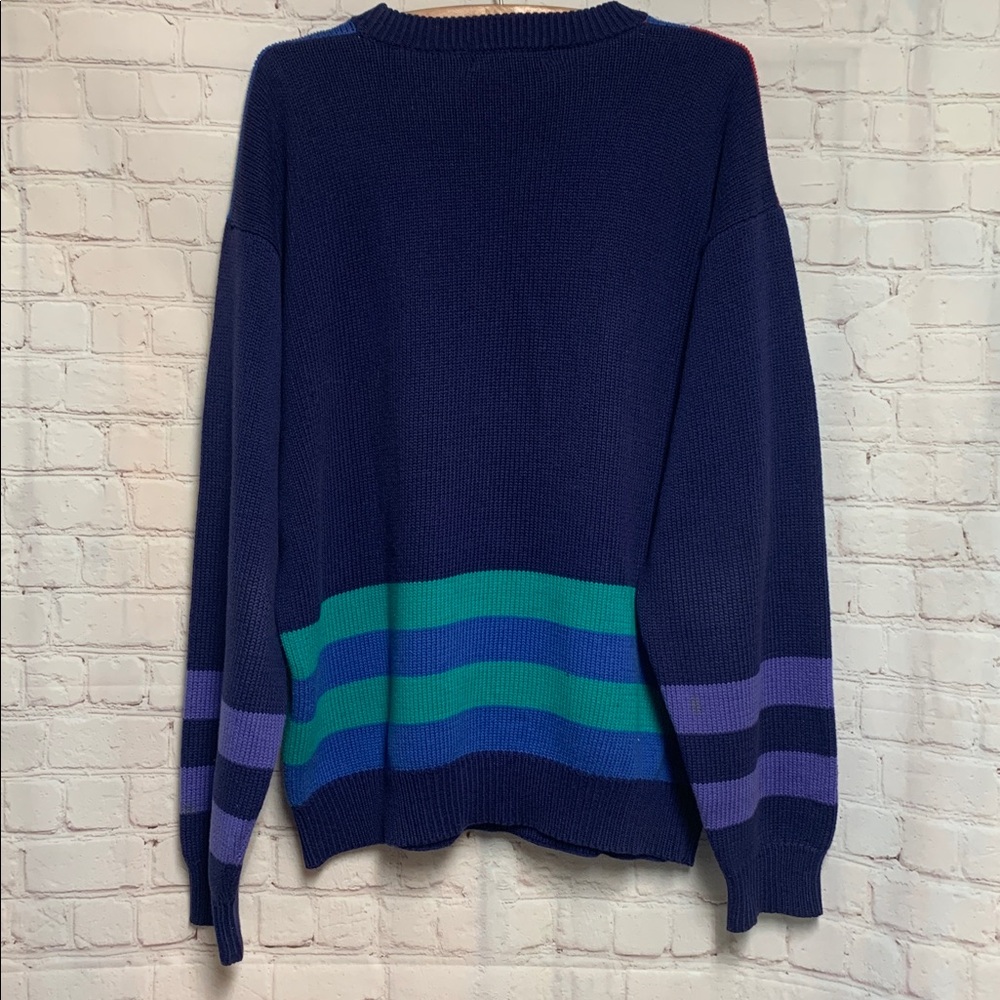 Vintage Linksport Austad’s Nautical Sailing Sweater Size L - Picture 4 of 4